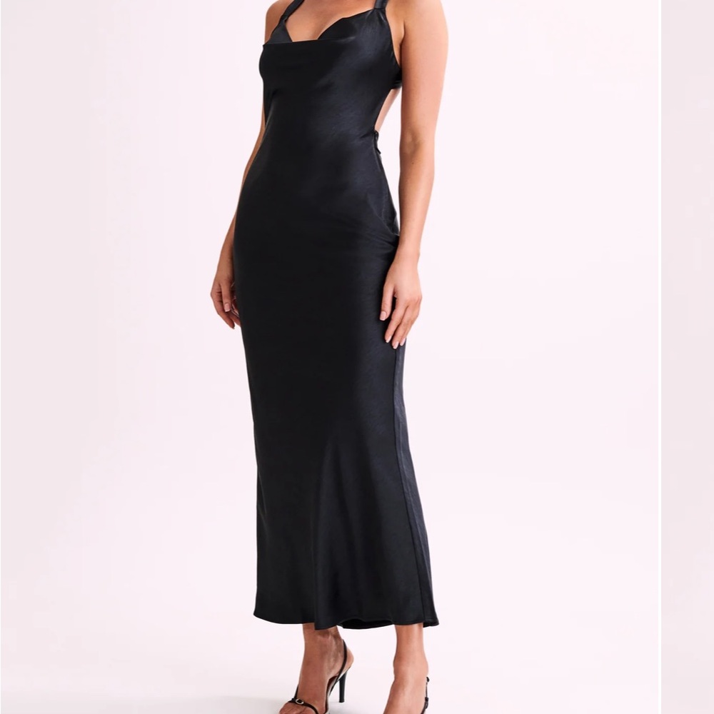 Black Satin dress